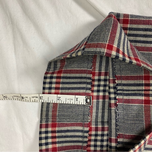 VTG wool blend NL trouser red and grey plaid
Size 38/30 - Picture 7 of 7